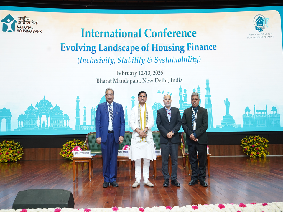 APUHF International Conference on ‘Evolving Landscape of Housing Finance’, organised by NHB ( Feb 13, 2026, Bharat Mandapam, New Delhi)